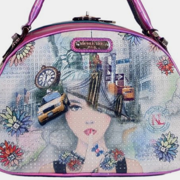 Nicole Lee Handbags - Nicole Lee U.S.A. NY Shhh Girl Sparkle Bag